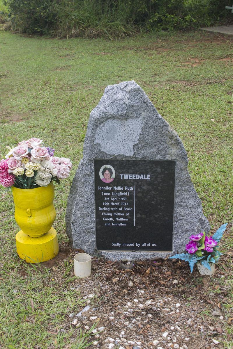 Natural Rock formation Headstone